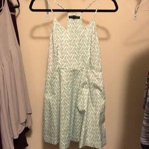 Turquoise mini dress